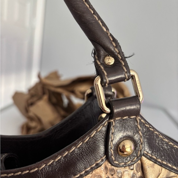 GUCCI PYTHON PURSE - Picture 11 of 16